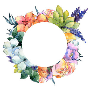 水彩画中的花架与花卉 灵动光影下的静物诗意