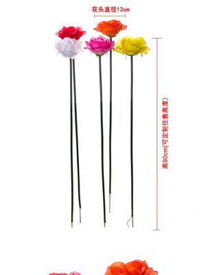 led玫瑰花灯 景观灯 草坪地插灯 户外仿真花灯 庭院装饰路灯
